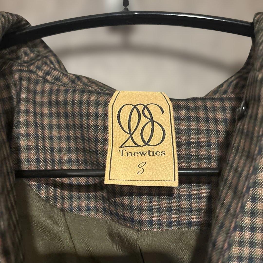 twenties ハンバーガーを片手に セットアップ ブラウン チェック