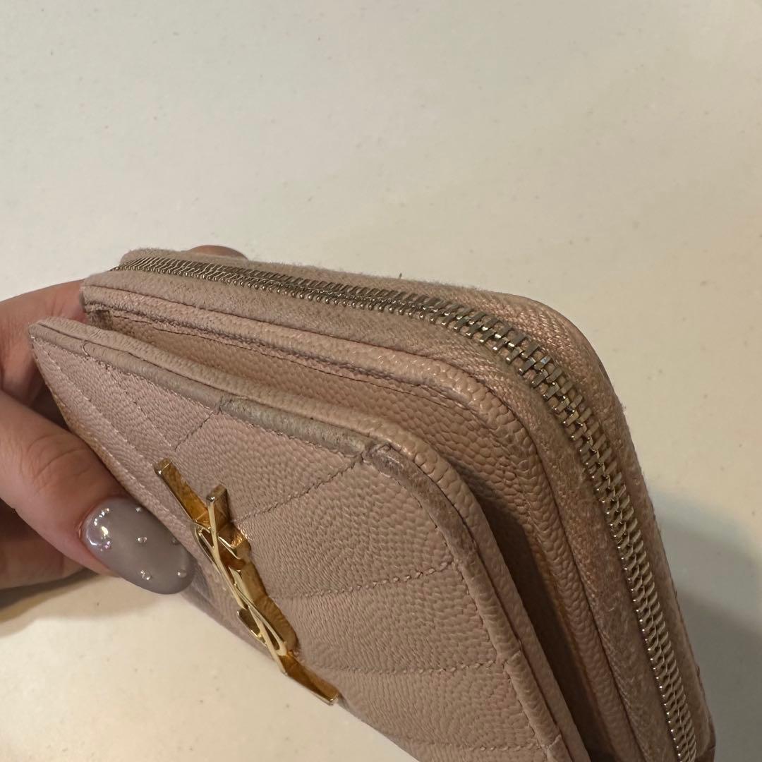 サンローラン　財布　ベビーピンク