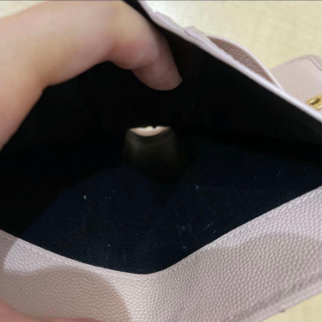 サンローラン　財布　ベビーピンク