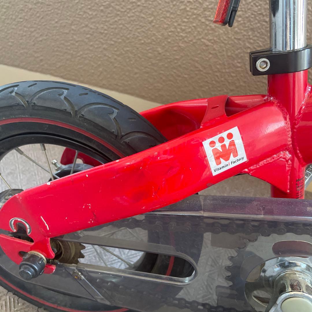 へんしんバイク 幼児用自転車 赤　Henshin