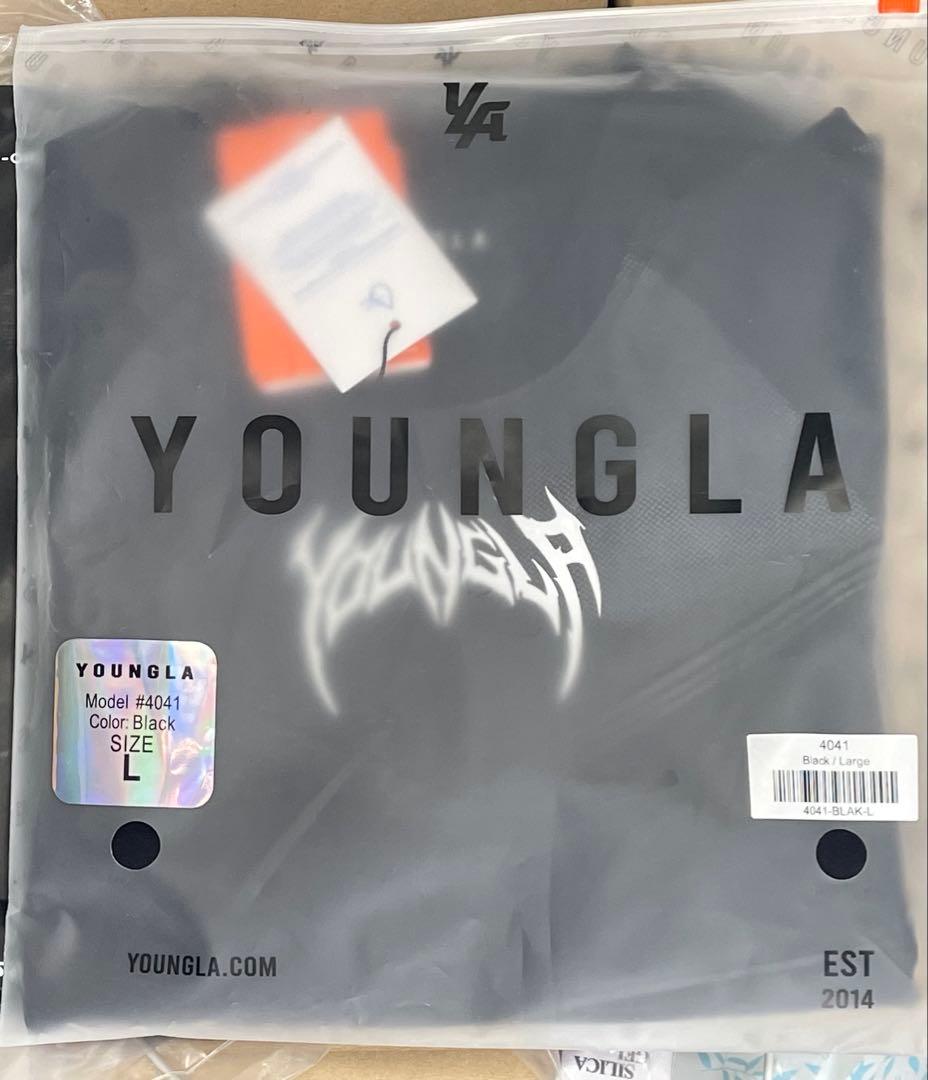  4041 ブラック コンプレッションティー Lサイズ