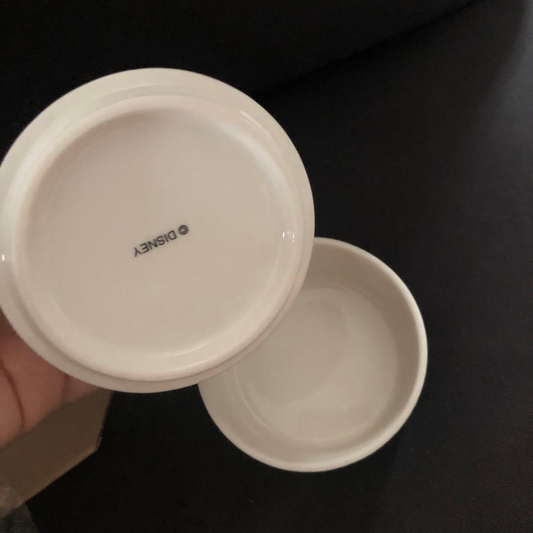 ディズニー　クリスマス　ダッフィ 初期　陶器　小物入れ