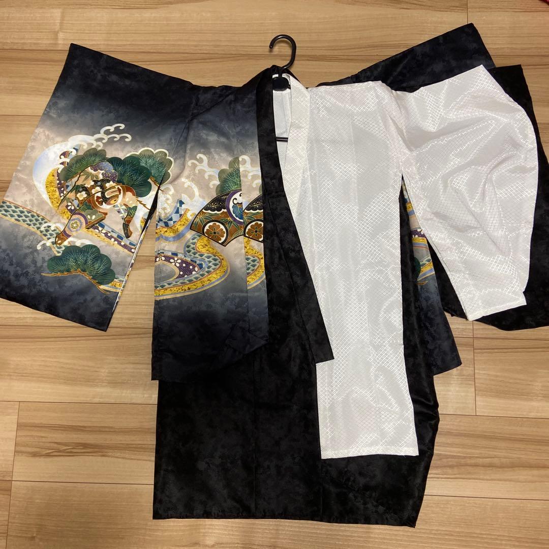 七五三　男の子　御祝い着　　晴れ着　小物セット
