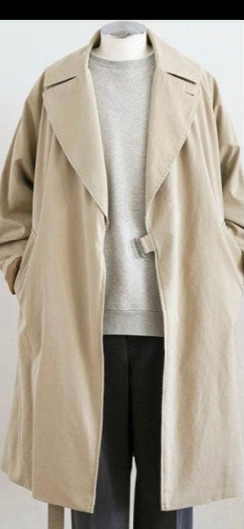 COMOLI ウォッシュドタイロッケンコートSIZE3 【超美品】　【廃盤品】