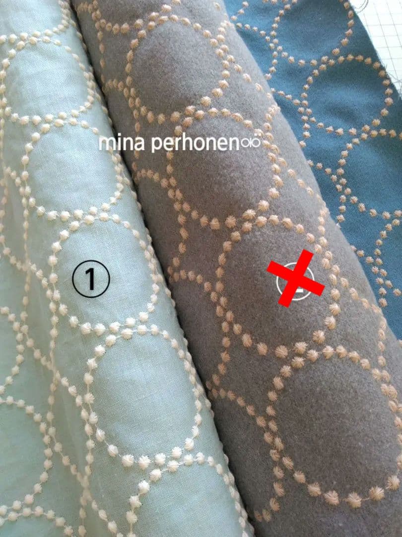 ミナペルホネン タンバリン インテリアマット オーダー