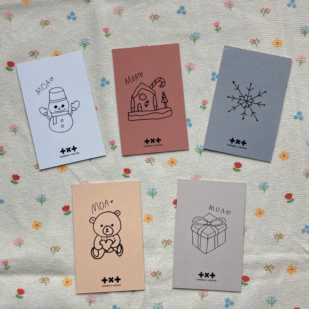 TXT SBS 歌謡大典 韓国 限定 トレカ 5枚