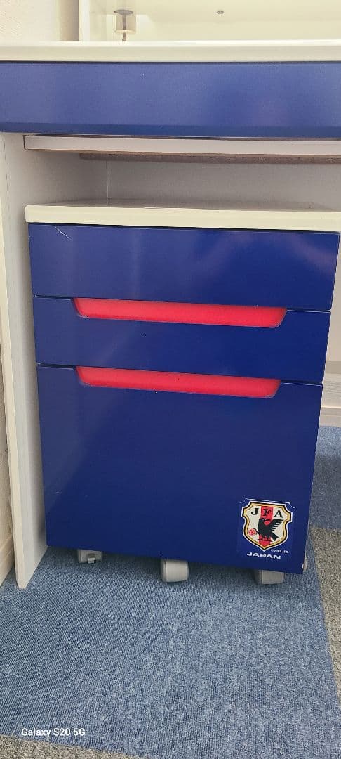 コイズミ学習デスク(サムライブルー)