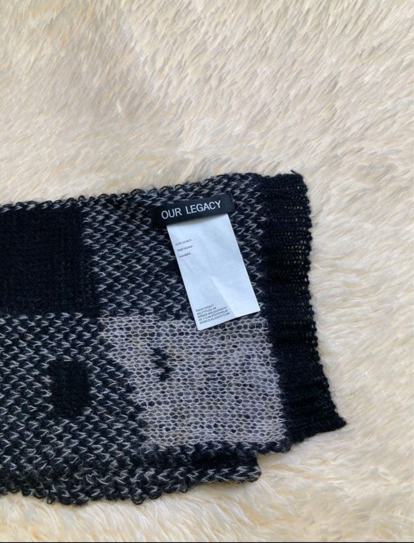 OUR LEGACY PAST SCARF GINGHAM ポーカーズ　マフラー