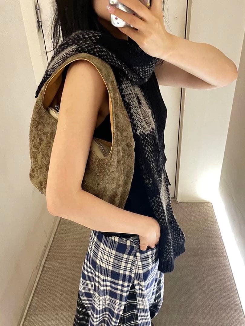 OUR LEGACY PAST SCARF GINGHAM ポーカーズ　マフラー