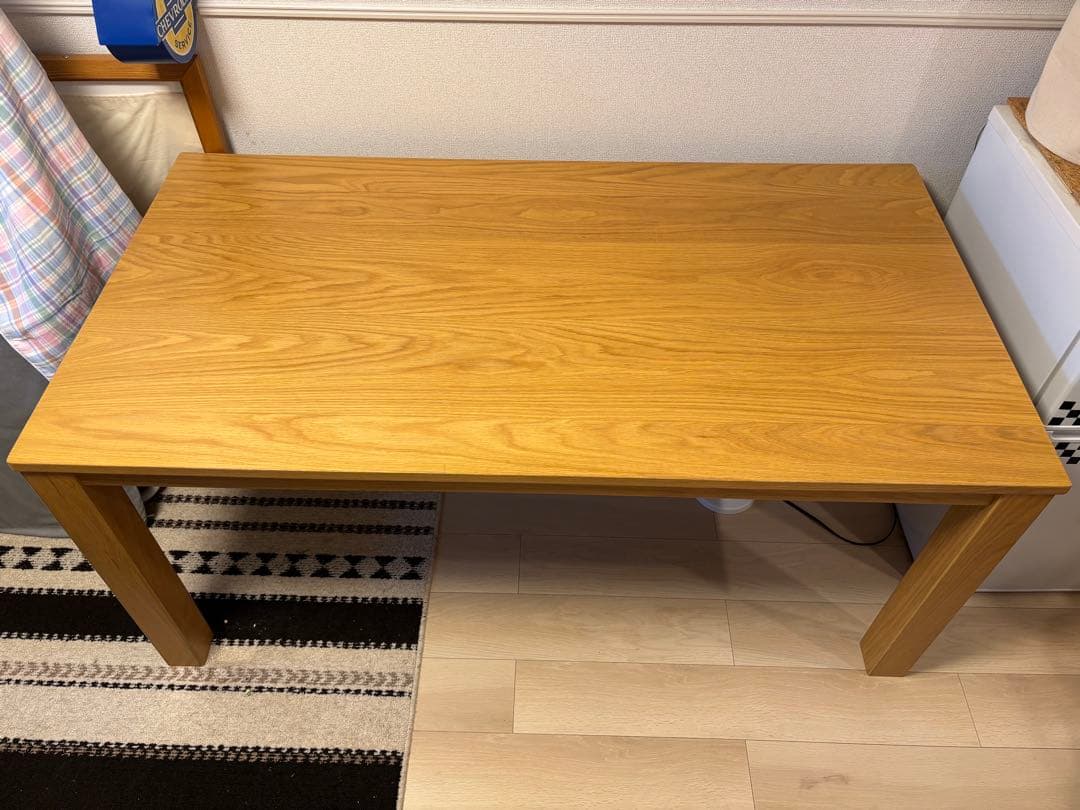 ニトリ　オーク材ダイニングテーブル150cm　Nコネクト　ベンチセット！美品