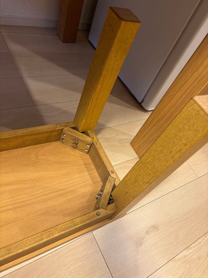 ニトリ　オーク材ダイニングテーブル150cm　Nコネクト　ベンチセット！美品