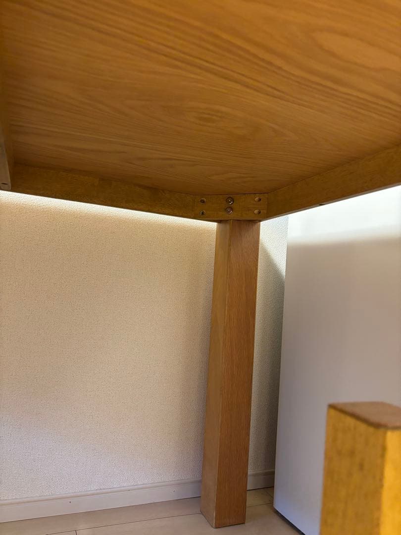 ニトリ　オーク材ダイニングテーブル150cm　Nコネクト　ベンチセット！美品