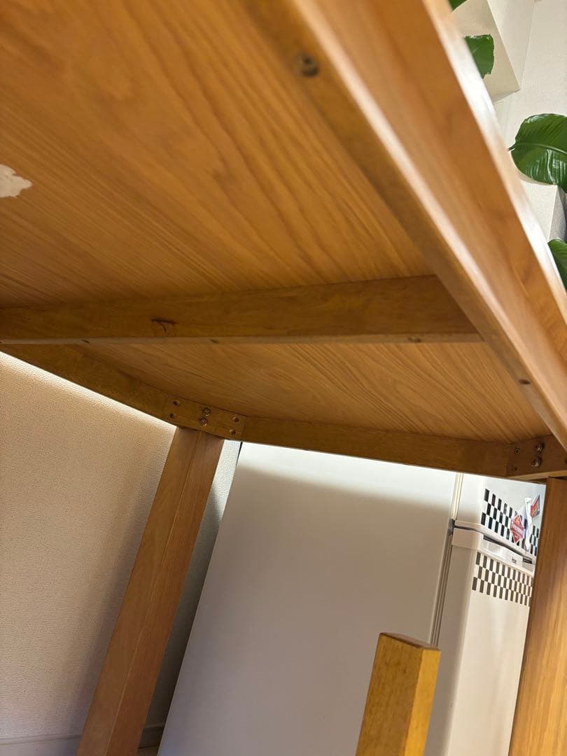 ニトリ　オーク材ダイニングテーブル150cm　Nコネクト　ベンチセット！美品