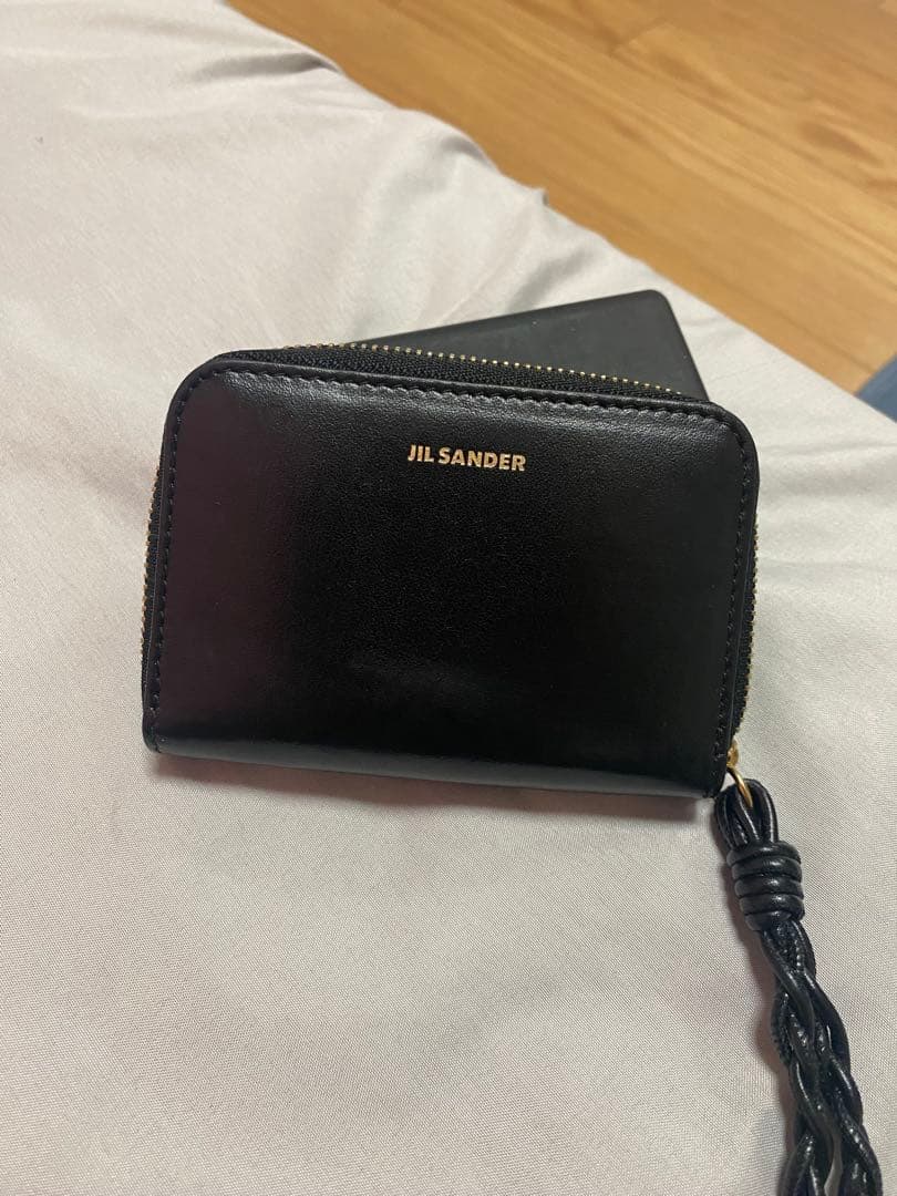 JIL SANDER ブラックレザーケース