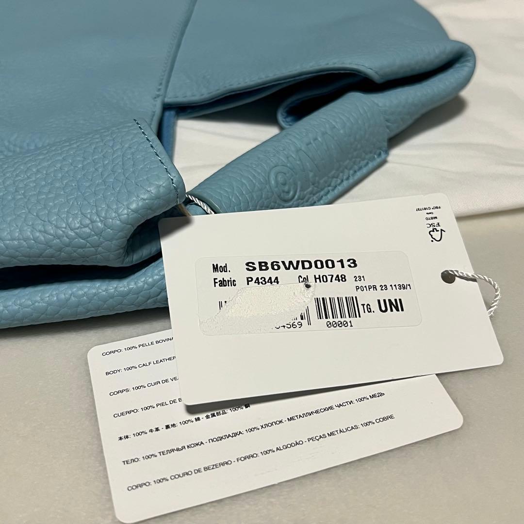 新品 MM6 エムエムシックス メゾンマルジェラ ジャパニーズ レザー バッグ