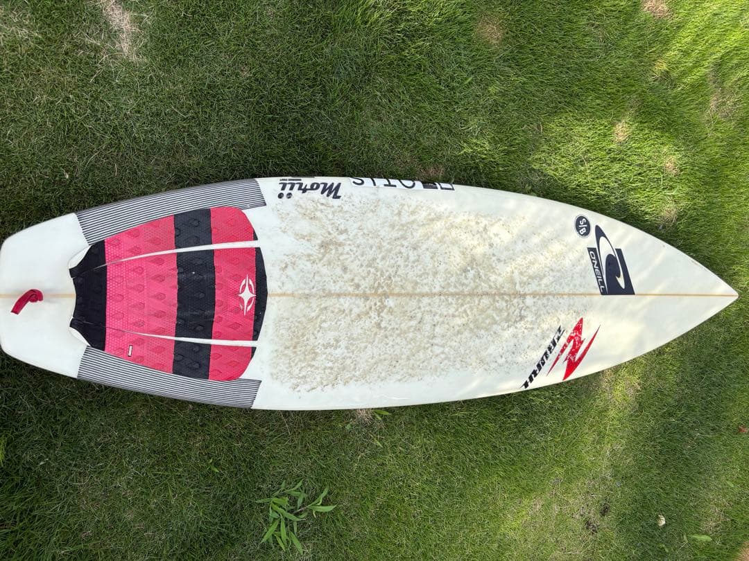 ゼブラ　zburh ショートボード ホワイト/レッド　大幅値下げ