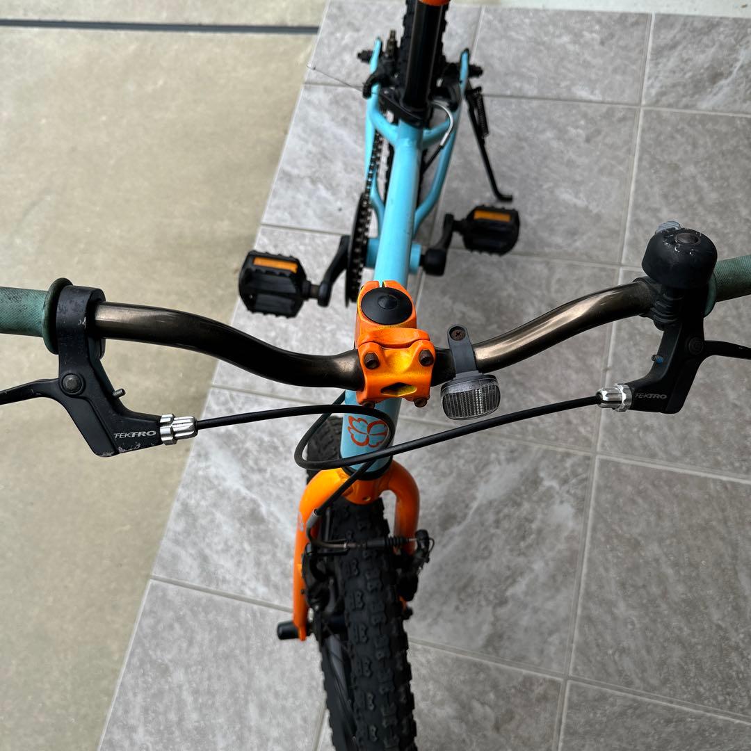 みつき　ヨツバサイクル　18インチ　ラムネブルー　直接手渡し希望