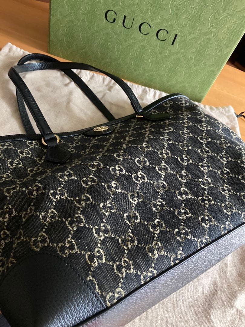 週末限定値下げGUCCI オフディア GGミディアムデニムトート