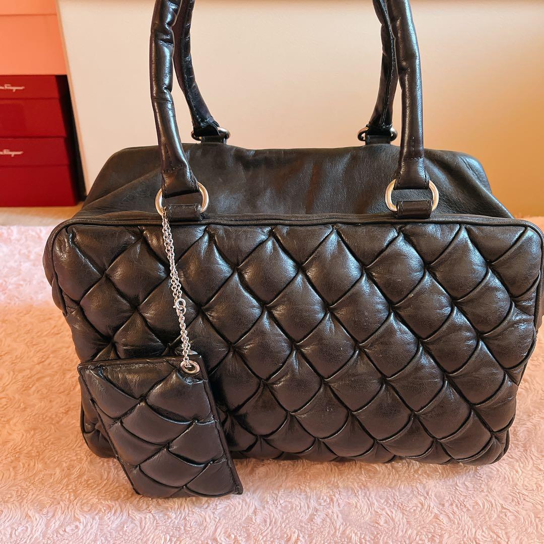 Balenciaga バレンシアガ キルティング ボストンバッグ