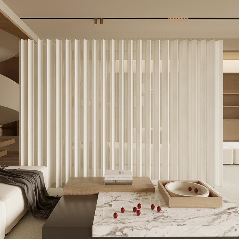 パーテーション間仕切り折り畳み式高さ2ｍ長さ2-3ｍ組立不要ついたて目隠し