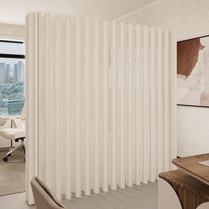 パーテーション間仕切り折り畳み式高さ2ｍ長さ2-3ｍ組立不要ついたて目隠し