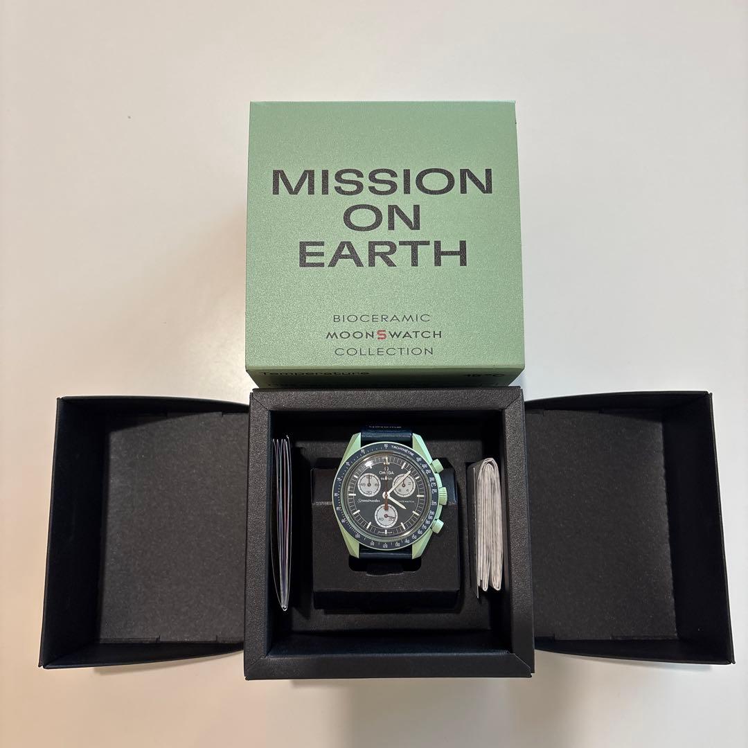 時計 Misson on Earth Swatch x OMEGA