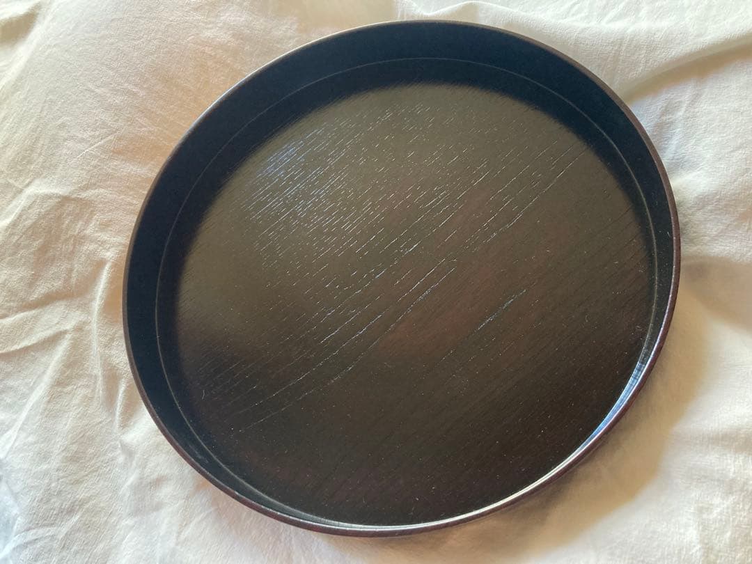 col. 天然漆塗り盆　新品未使用