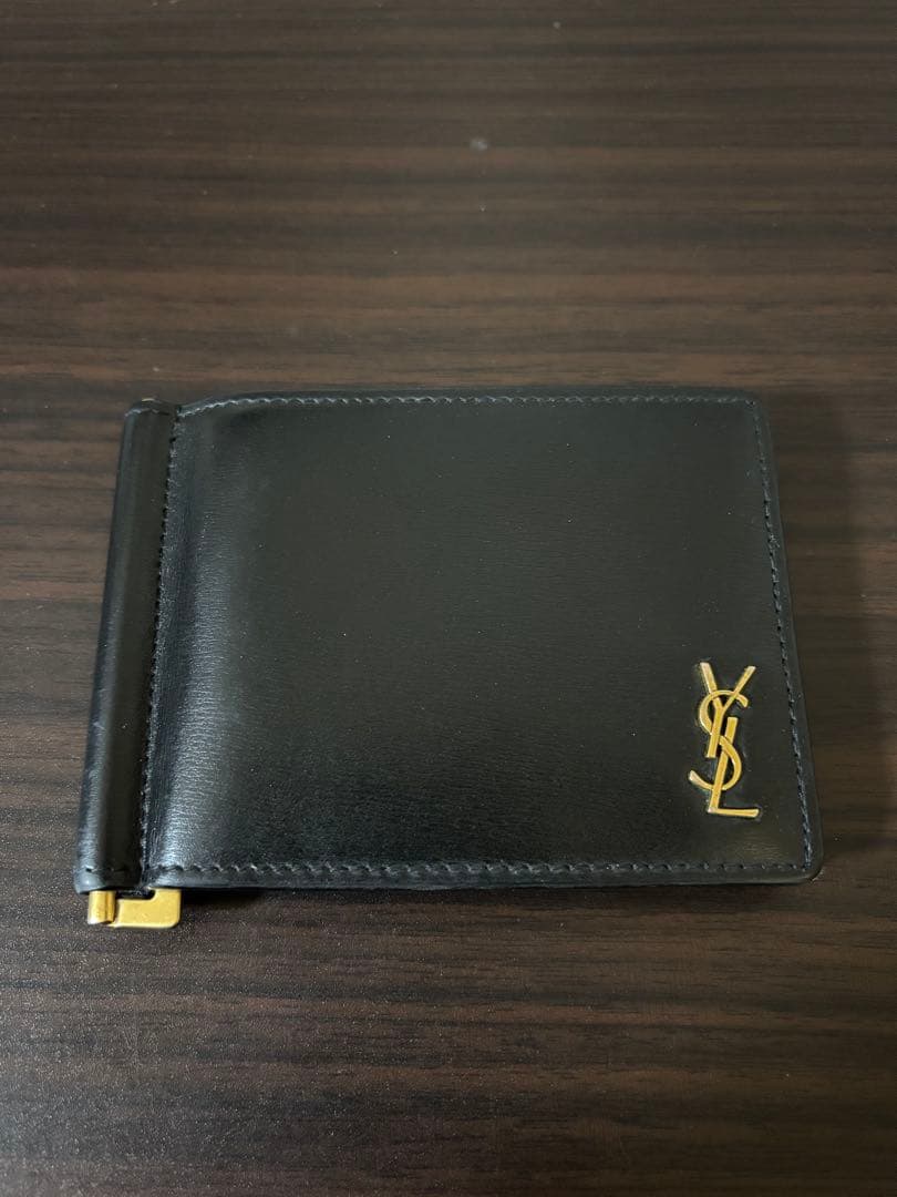 YSL SAINT LAURENT マネークリップ 黒