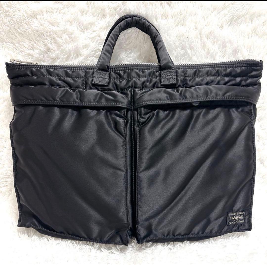 PORTER ポーター TANKER ブリーフケース ヘルメットバッグ 黒