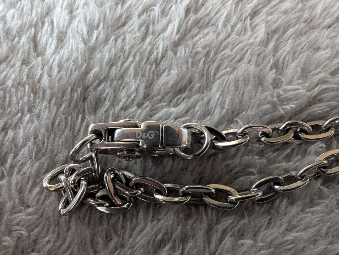 D&G ドルガバ ドッグタグ ブラックスター