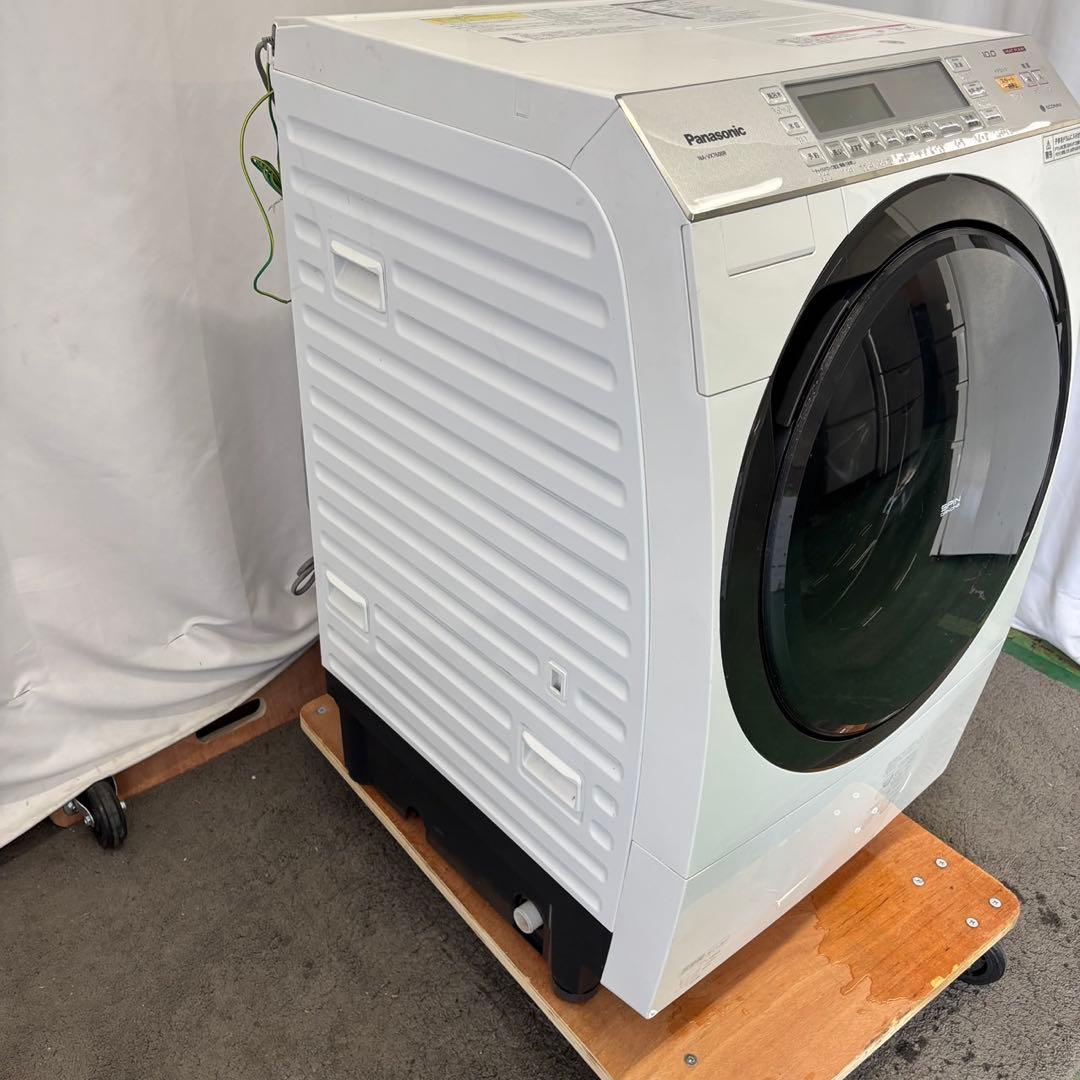 606　パナソニック　ドラム式洗濯機　10キロ　乾燥付き　設置無料　中古　安い‼️