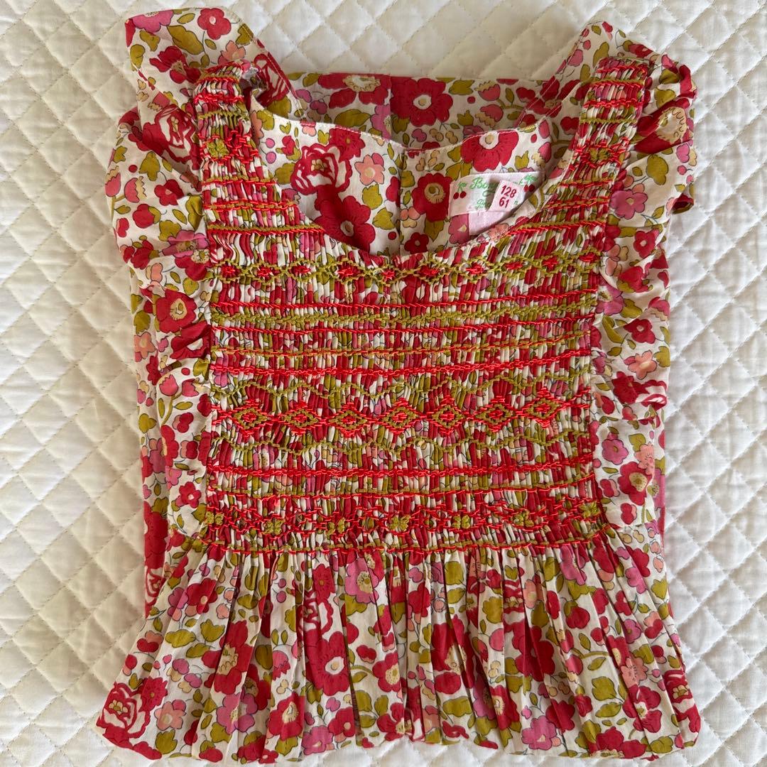 ボンポワン　リバティワンピース　8A