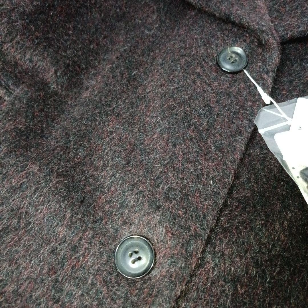 未使用・タグ付■HUMAN　WOMAN ウール チェスターコート ブラウン系