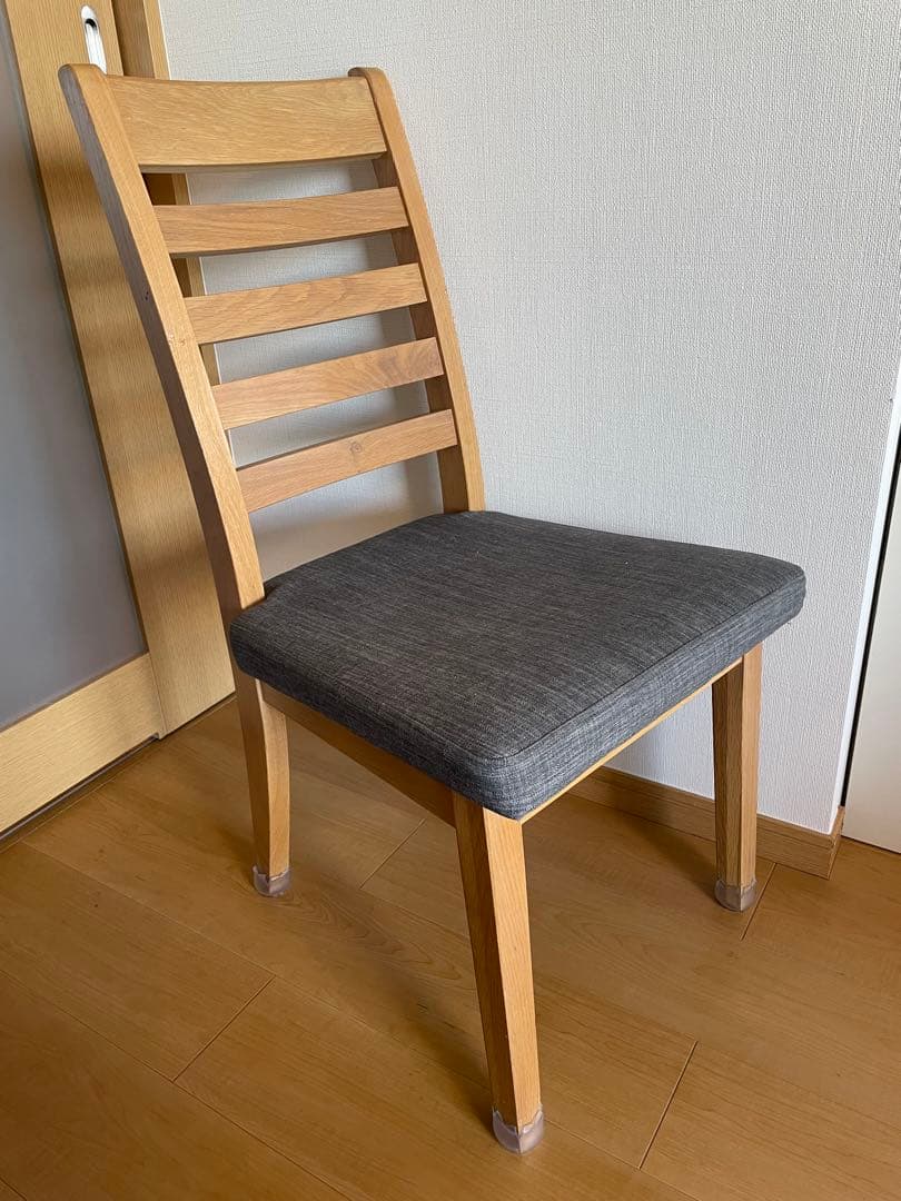 ニトリ ダイニングチェア グレー① 送料込み