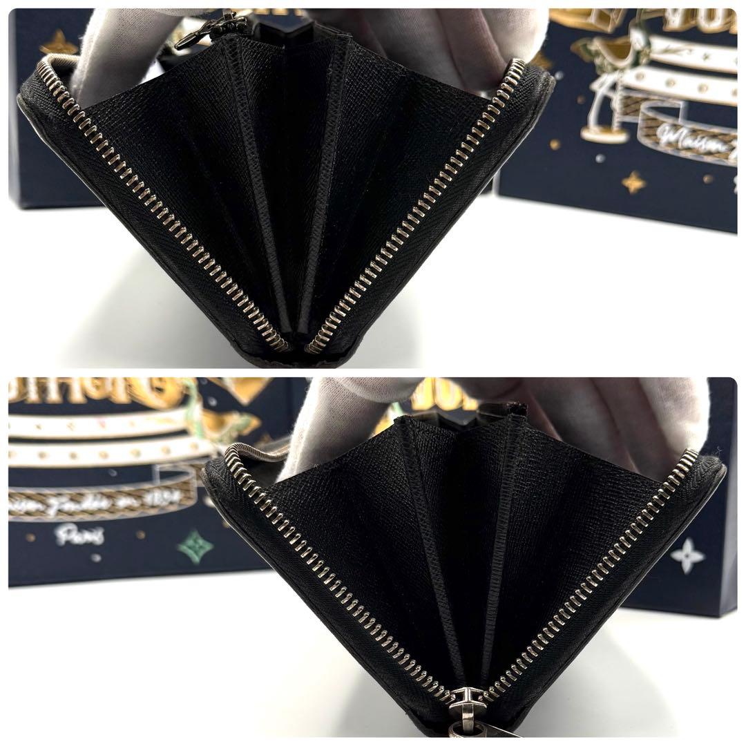 ルイヴィトン ジッピーウォレット エピ ノワール ラウンドファスナー 長財布 黒