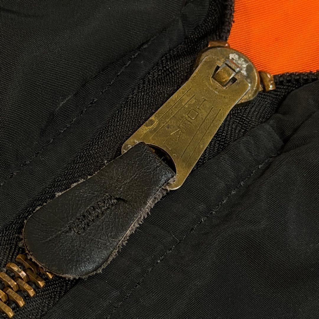 80s〜90s アルファ MA-1 USA製 リバーシブル IDEAL 短丈 M