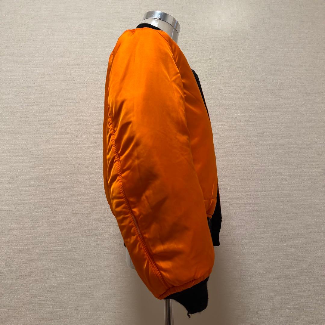 80s〜90s アルファ MA-1 USA製 リバーシブル IDEAL 短丈 M