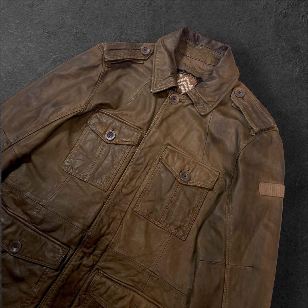 90s Old GAP 本革 レザー フィールドJKT M