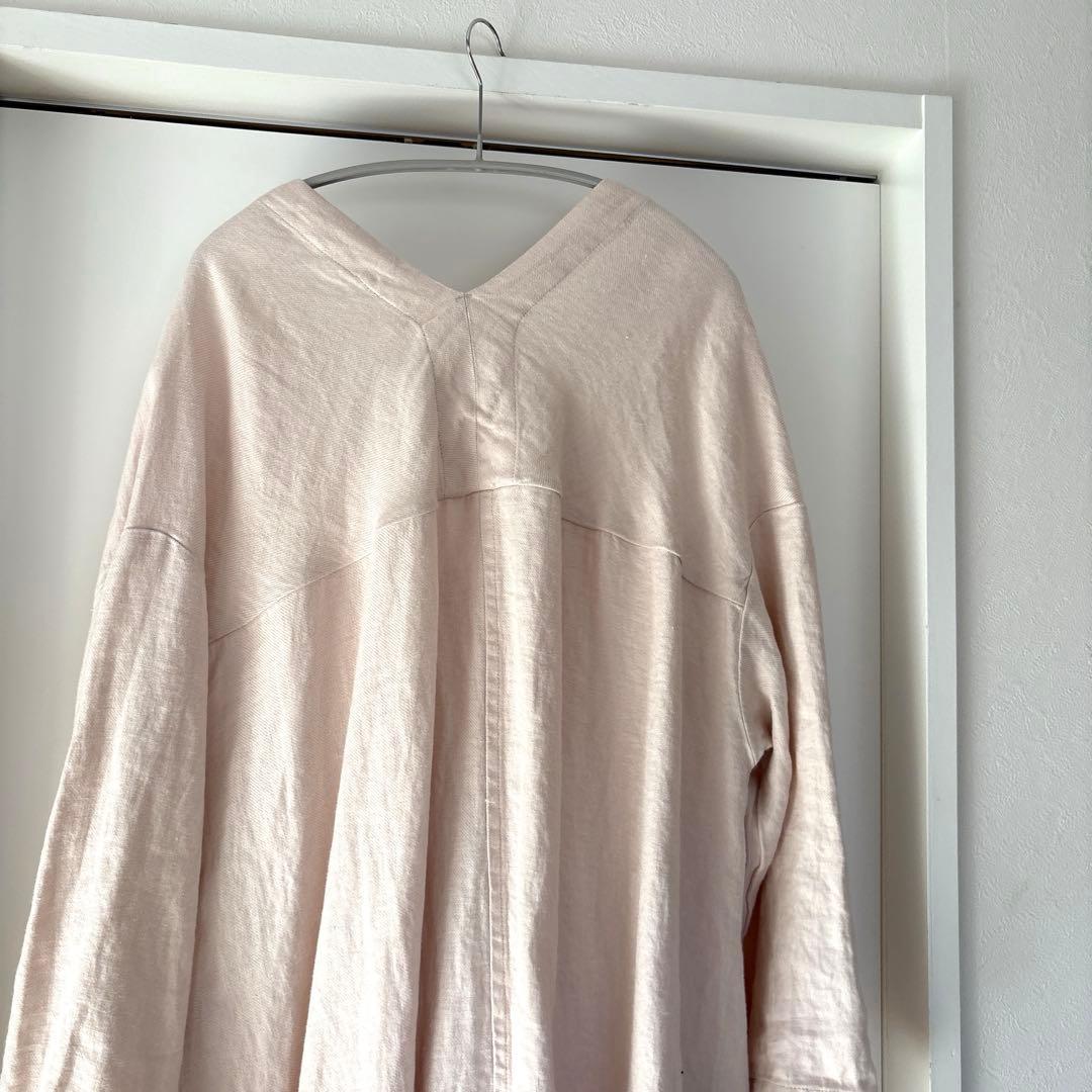 YARRA　リネンウール起毛ガウンコート　美品♡