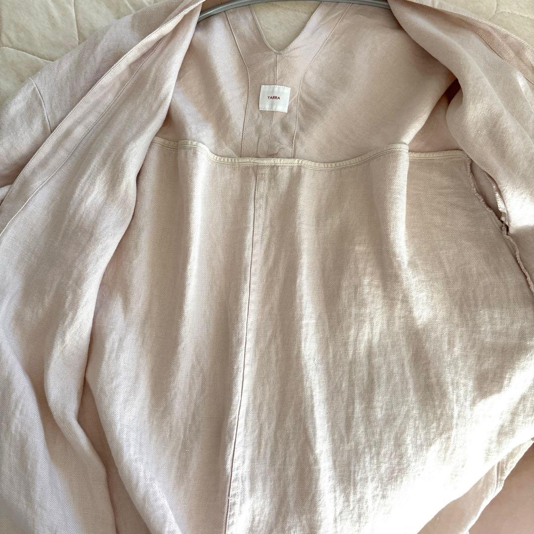YARRA　リネンウール起毛ガウンコート　美品♡