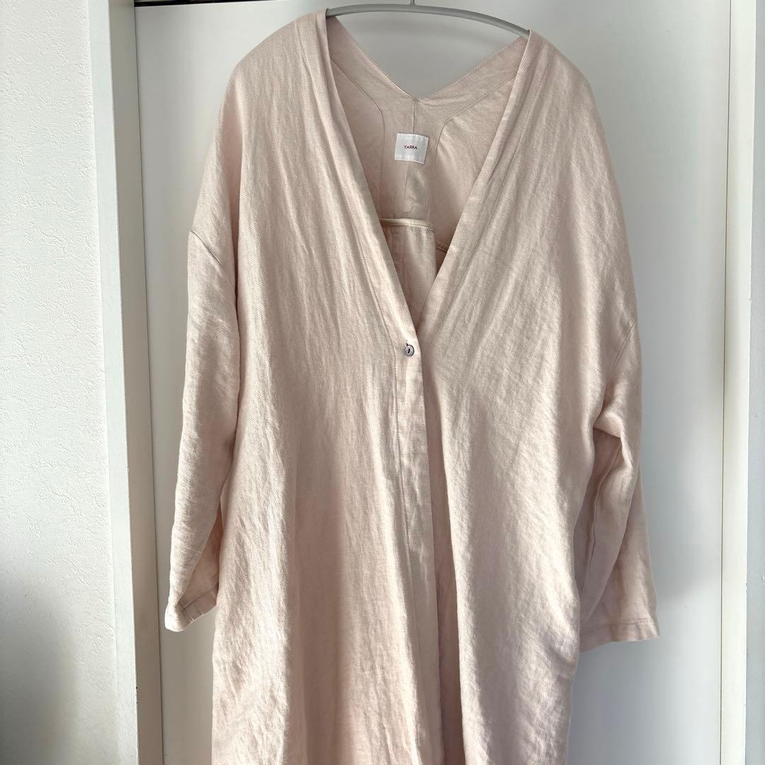 YARRA　リネンウール起毛ガウンコート　美品♡