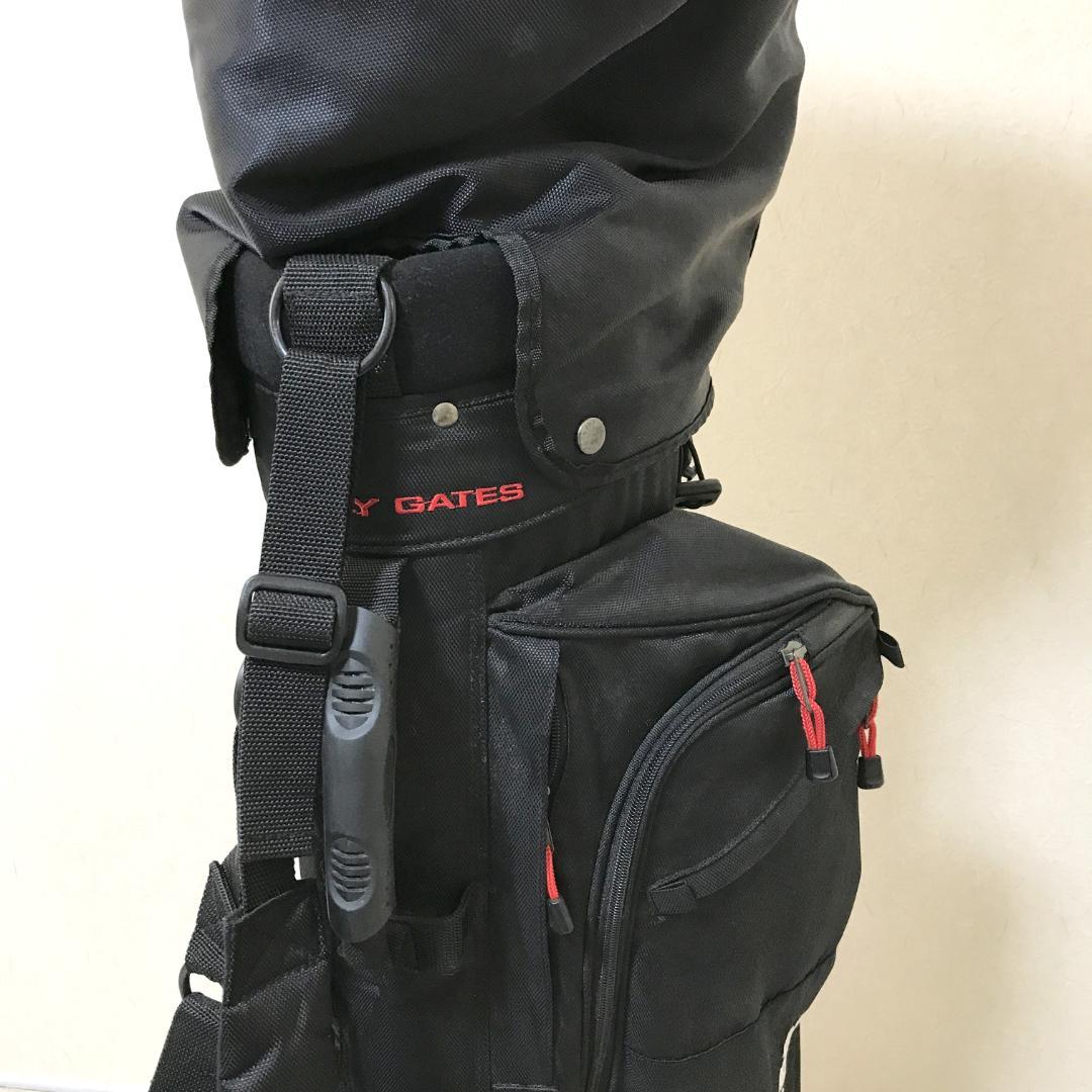 PEARLY GATES ゴルフ キャディバッグ スタンドタイプ 黒 ブラック