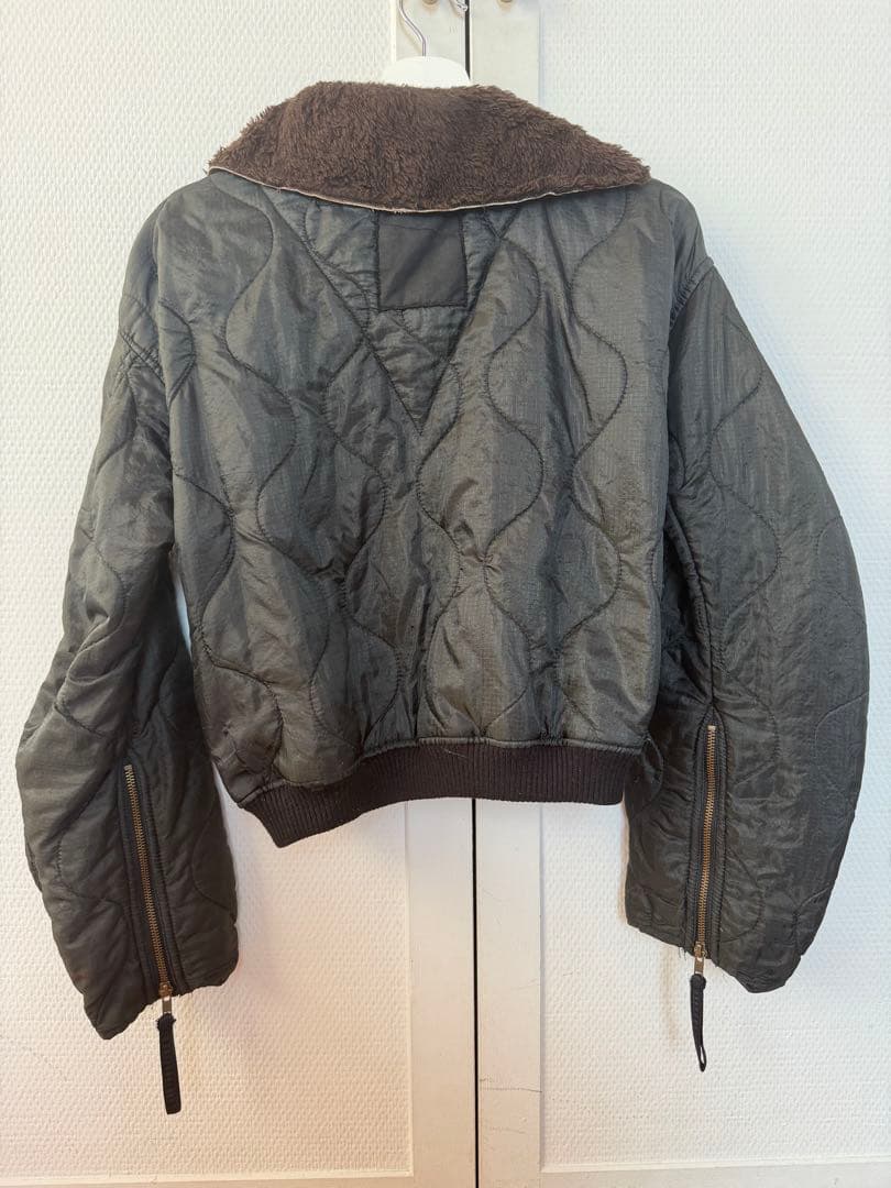 77circa キルティングボンバージャケット　ミリタリージャケット