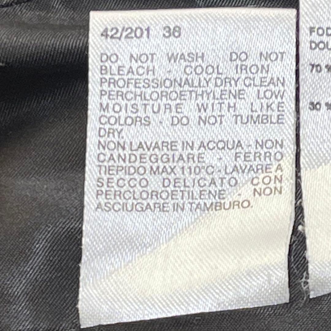 【Max Mara】白タグ　マックスマーラ 比翼ボタン　ロングコート 黒