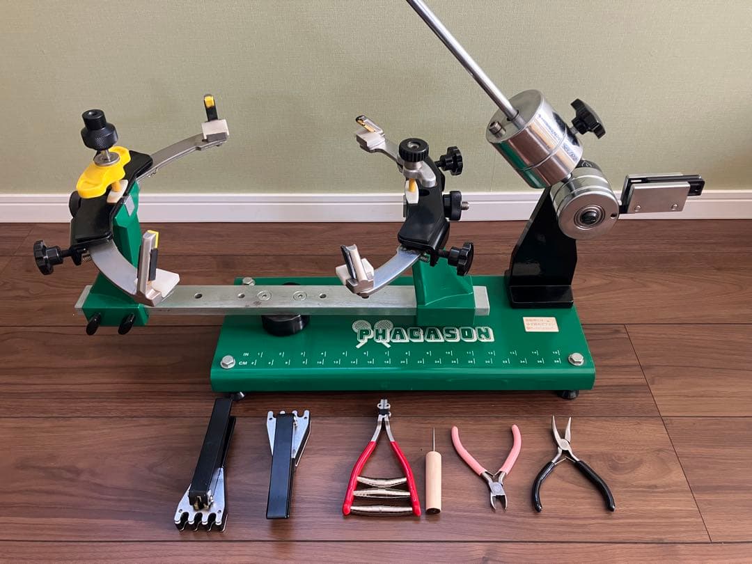 ファカソン　ストリングマシン　分同式　状態良好　テニス　バドミントン