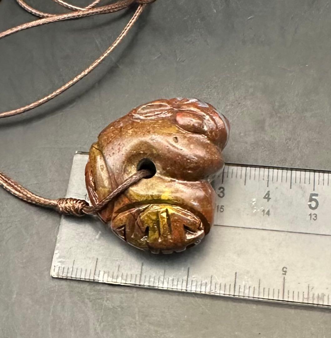 2026.2.1福寿龍子御守魂勾玉　新潟上質錦石