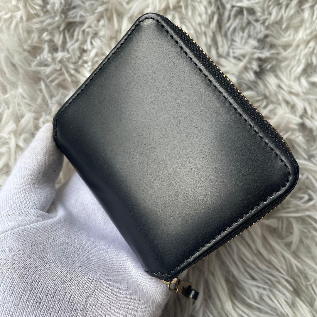 【未使用レベル】スロウ ラウンド 二つ折り財布 ブラック