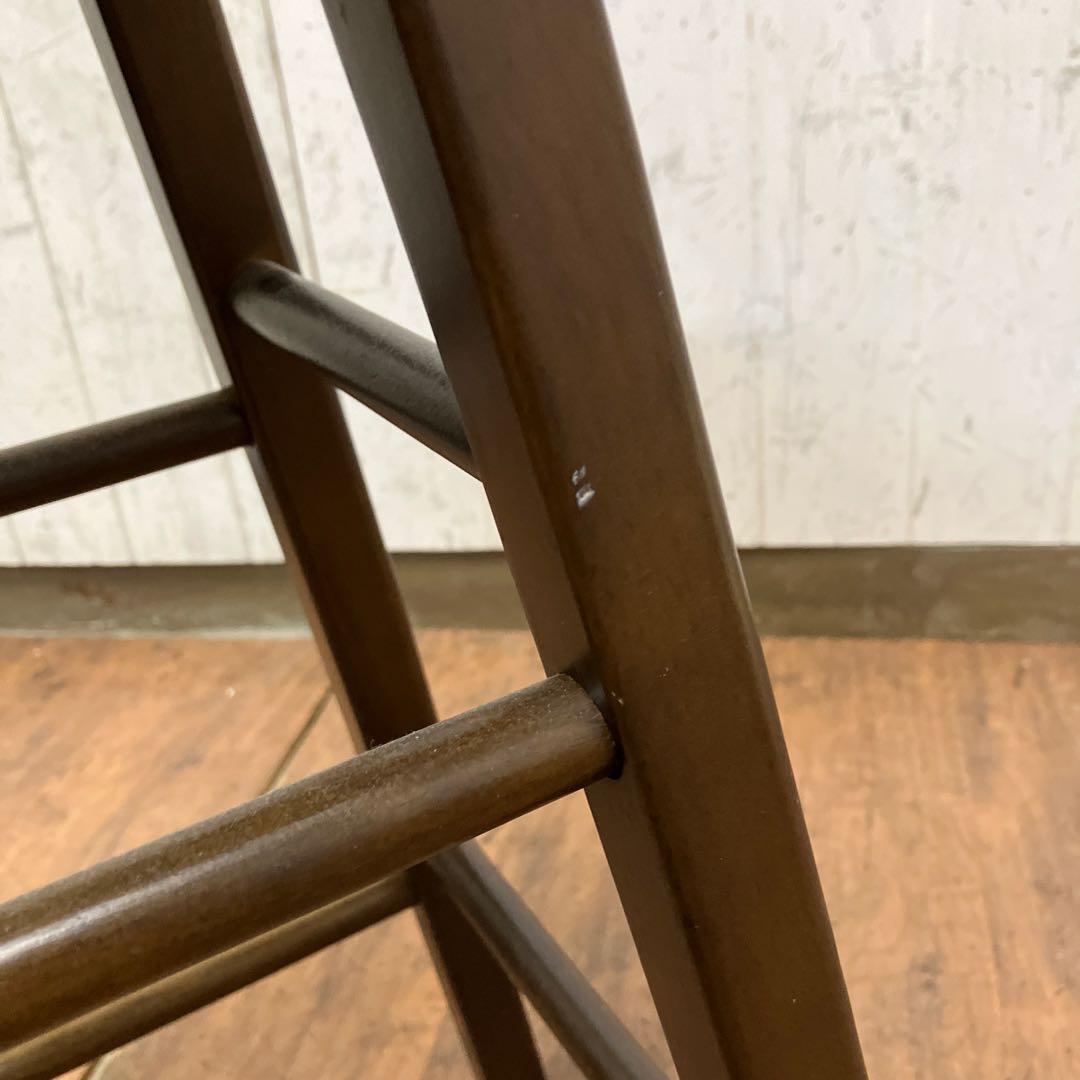 A-2 昭和レトロ 木製 バースツール ハイチェア スツール 椅子 丸椅子 イス