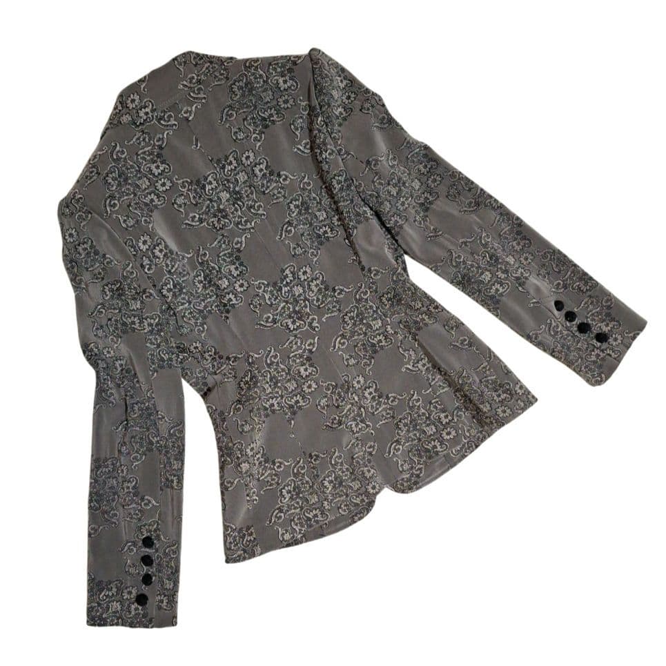 ユーバイウンガロ　パンツスーツ　ジャケット　ペイズリー　日本製