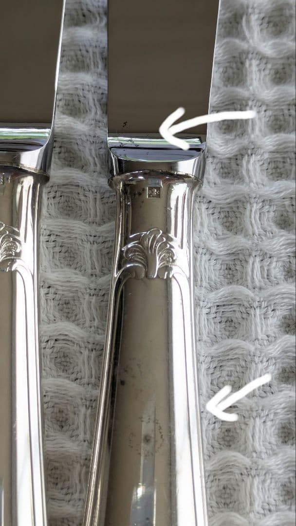 クリストフル【ポンパドール】 テーブルサイズ〈フォーク スプーン ナイフ〉計6点